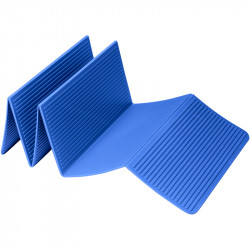 Összehajtható fitnesz szőnyeg 180x60x0,6 cm Trendy ProfiFoldMat kék