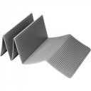 Összehajtható fitnesz szőnyeg 180x60x0,6 cm Trendy ProfiFoldMat szürke