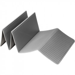 Összehajtható fitnesz szőnyeg 180x60x0,6 cm Trendy ProfiFoldMat szürke