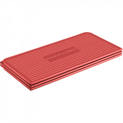 Összehajtható fitnesz szőnyeg 180x60x0,6 cm Trendy ProfiFoldMat piros
