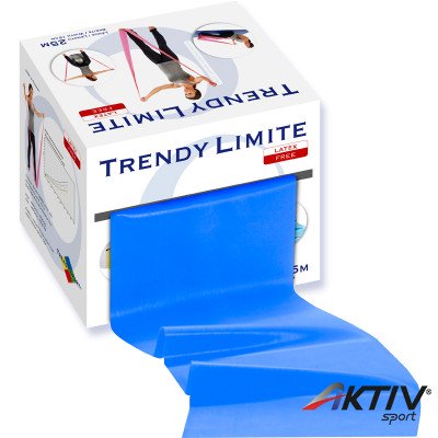 Fitnesz szalag Trendy Limite 25 m extra erős kék