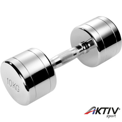 Krómozott kézisúlyzó 10 kg Trendy