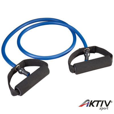 Trendy gumikötél szivacs fogantyúval extra erős kék