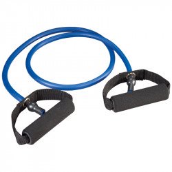 Trendy gumikötél szivacs fogantyúval extra erős kék Fitness Trendy