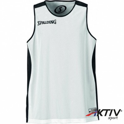 Spalding Essential kifordítható kosaras mez M, fekete/szürke