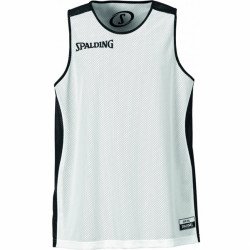 Spalding Essential kifordítható kosaras mez M, fekete/szürke Kosárlabda mez Spalding