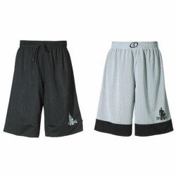 Spalding Essential kifordítható kosaras short M, fekete/szürke Kosárlabda mez Spalding