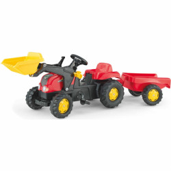 Pedálos markolós traktor utánfutóval Rolly Kid-X Rolly Kid-X Pedálos járművek Rolly Toys