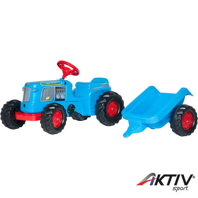 Pedálos markolós traktor utánfutóval Rolly Kiddy Classic