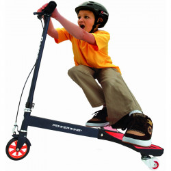 3 kerekű roller Razor Powerwing fekete-piros