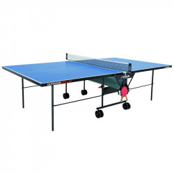 Stiga ping-pong asztal Outdoor Roller kültéri, kék, hálóval és hálótartóval Sportszer Stiga