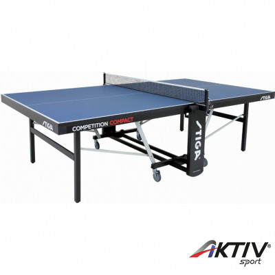 Stiga ping-pong asztal Competition Compact beltéri, kék, ITTF
