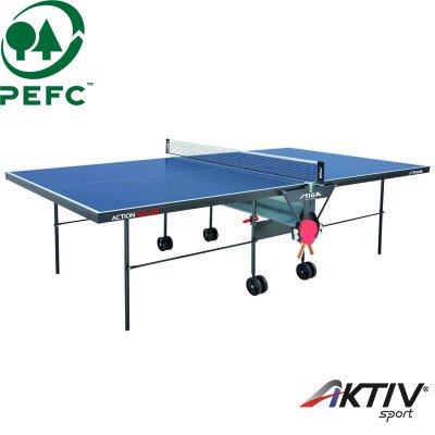 Stiga beltéri ping-pong asztal Action Roller kék