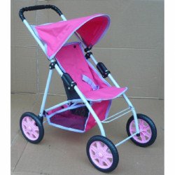 Babakocsi Bambi I. rózsaszín Játék