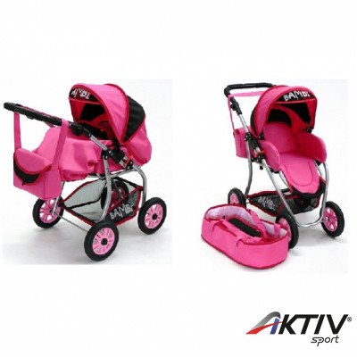 Babakocsi Bambi IV. rózsaszín