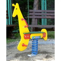 Rugós játék, zsiráf Játszótéri eszközök