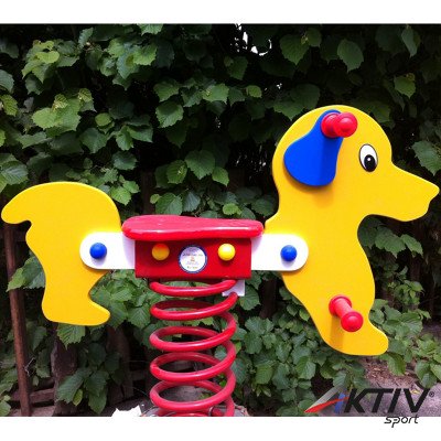 Rugós játék, kutya