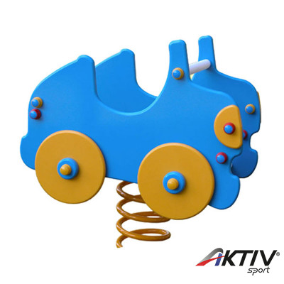 Rugós játék, autó