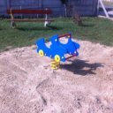 Rugós játék, autó