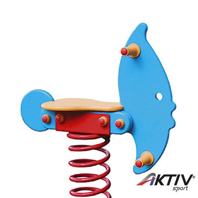 Rugós játék, halacska