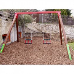 Kétüléses lengőhinta, gyerekhintával Játék