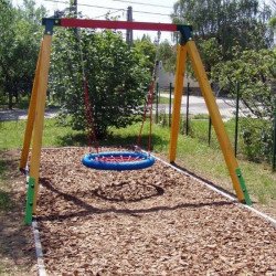 Fészekhinta kosárral 120 cm Játék