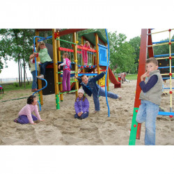 Kéttornyú vár mászókával Fusio