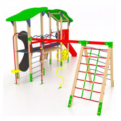 Kéttornyú vár mászókával Fusio