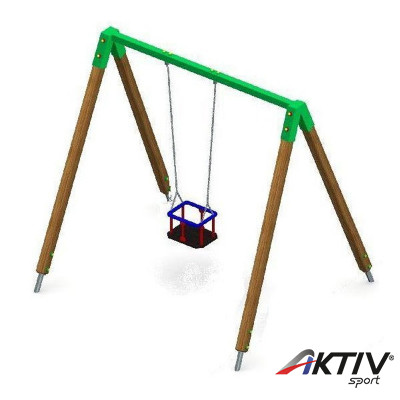 Együléses lengőhinta, gyerekhintával