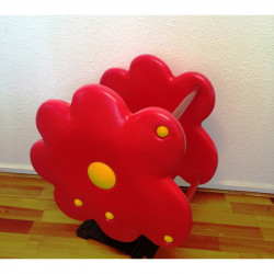 Rugós játék, virág Játszótéri eszközök