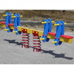 Négyüléses duplarugós mérleghinta Játszótéri eszközök