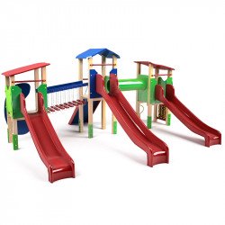 Háromtornyú vár Trimont Játszótéri eszközök