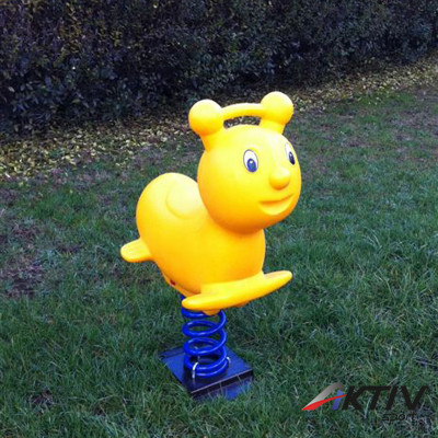 Rugós játék LDPE Méhecske