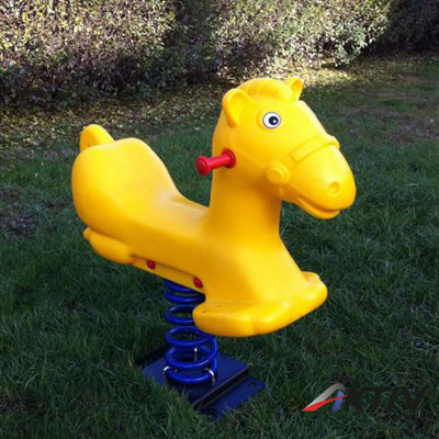 Rugós játék LDPE Lovacska