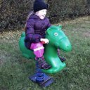 Rugós játék LDPE Lovacska