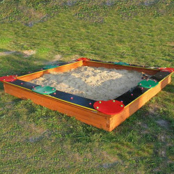 Homokozó 310x310 cm Játszótéri eszközök
