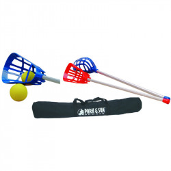 Intercrosse ütő szett 2x6db ütő és 12 labda Sportszer Megaform