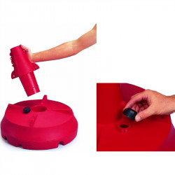 Spordas Piros Talp Homokkal vagy vízzel tölthető Sportszer Megaform