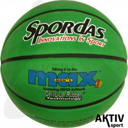 Spordas Max Color kosárlabda, 7-es zöld Sportszer Megaform