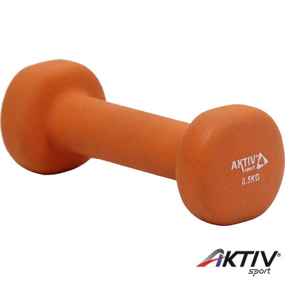 Súlyzó neoprén Aktivsport 0,5 kg narancs