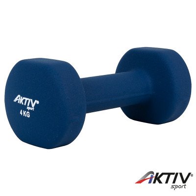 Súlyzó neoprén Aktivsport 4 kg kék
