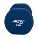 Súlyzó neoprén Aktivsport 4 kg kék