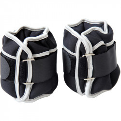 Csukló- és bokasúly Aktivsport 2x1 kg fekete-szürke