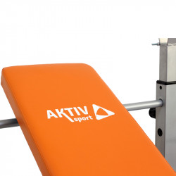 Aktivsport Fekvenyomópad lábgéppel, tárogatóval