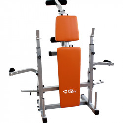 Aktivsport Fekvenyomópad lábgéppel, tárogatóval