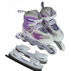 Görkorcsolya és jégkorcsolya Inline lila Sportszer Spartan