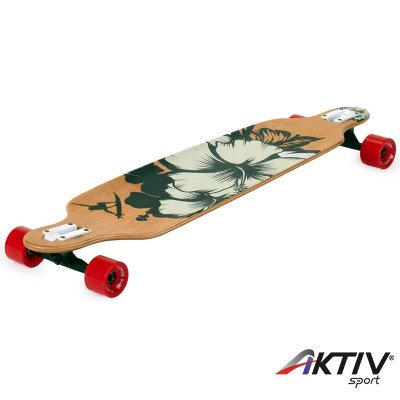 Longboard gördeszka Drop Shape Surf Black