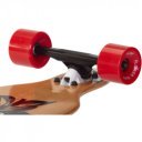 Longboard gördeszka Drop Shape Surf Black