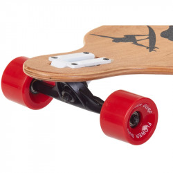 Longboard gördeszka Drop Shape Surf Black