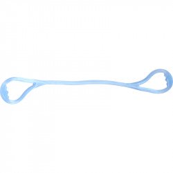 Zselés gumikötél fogantyúval közepes kék Fitness Spartan